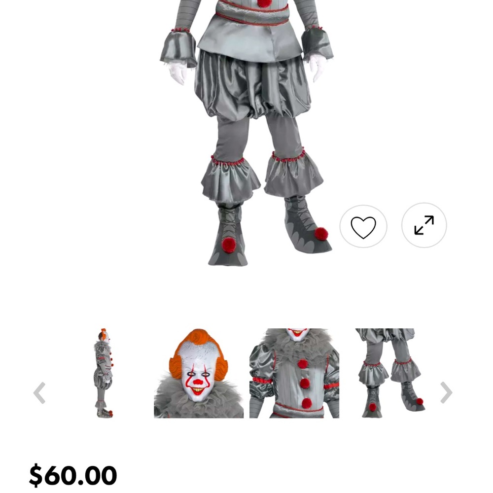 PennyWise costume never worn